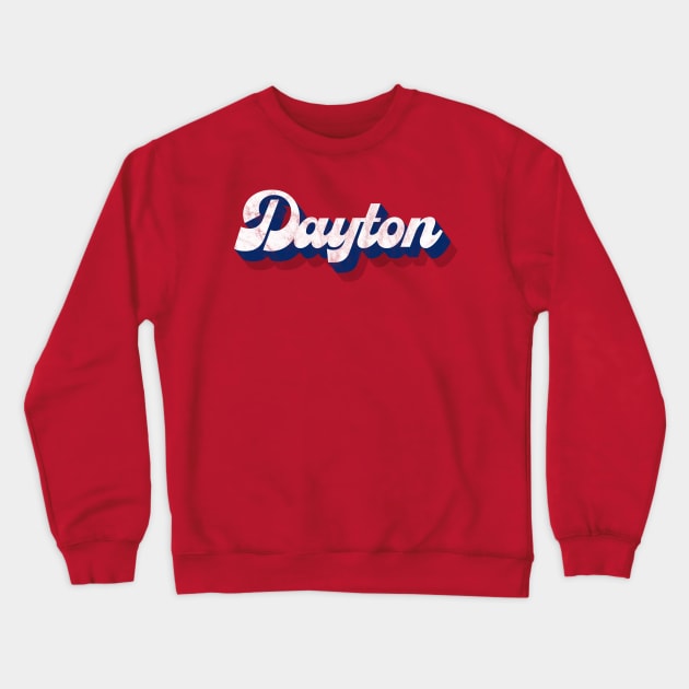 Dayton Vintage Script Crewneck Sweatshirt by fatdesigner